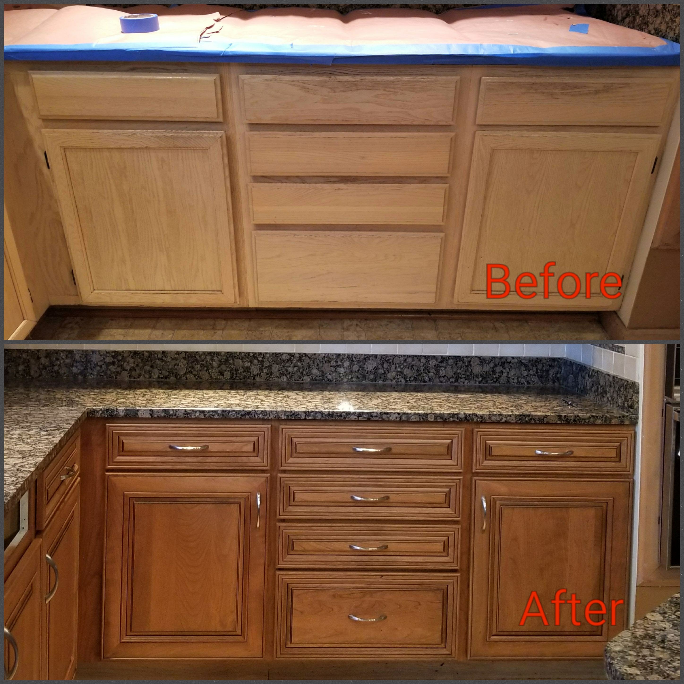 Before And After Photos Of Cabinet Refacing 6888